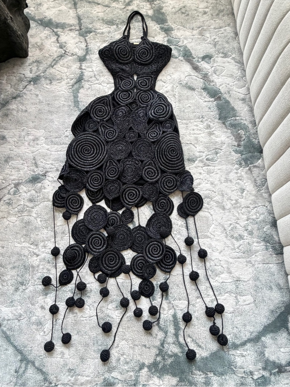 Cult Gaia Leela Crochet Dress Size XS - worn once - Picture 3 of 11